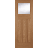 Oak 1930 1 Light Unglazed